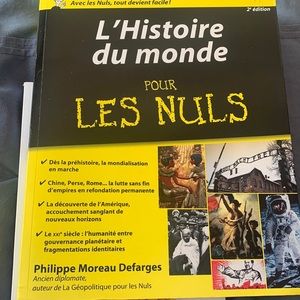 L’histoire du monde pour les nuls livre en français